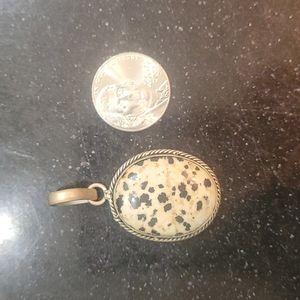 Dalmatian pendant necklace